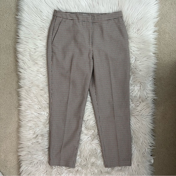 H&M Tan Houndstooth Trousers - Picture 3 of 4